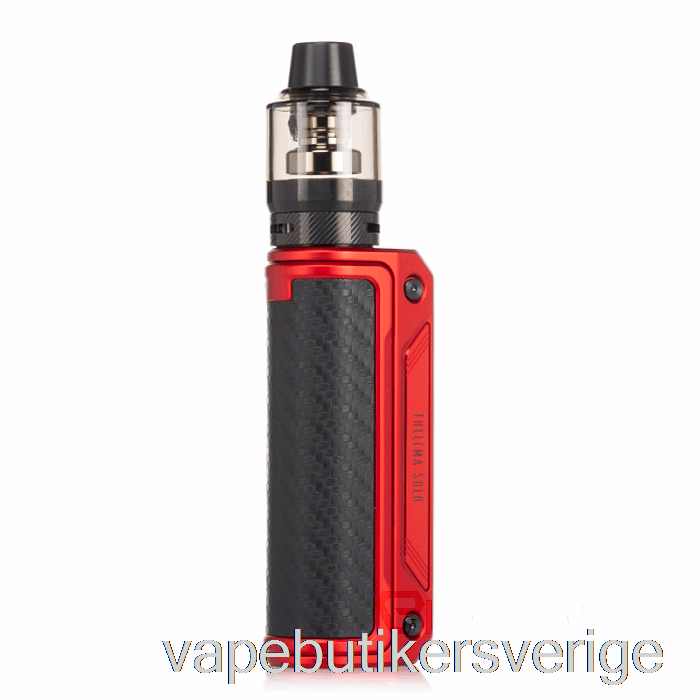 Vape Sverige Lost Vape Thelema Solo 100w Startkit Matt Röd/kolfiber